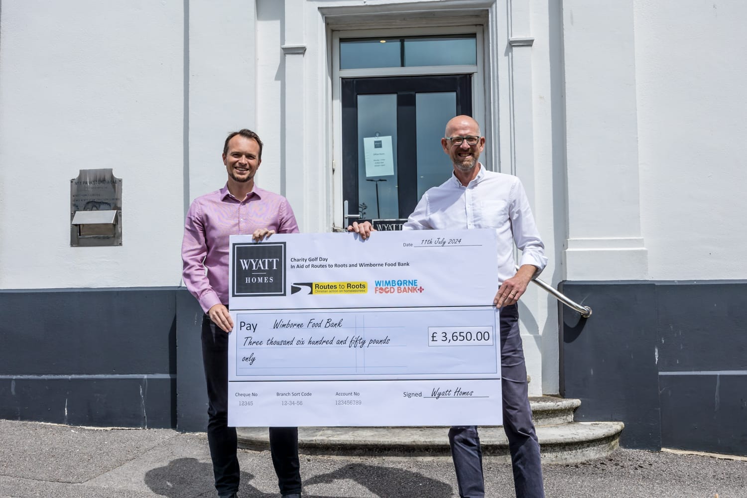 Wyatt Homes Raises over £7,000 for Local Charities at Golf Day
