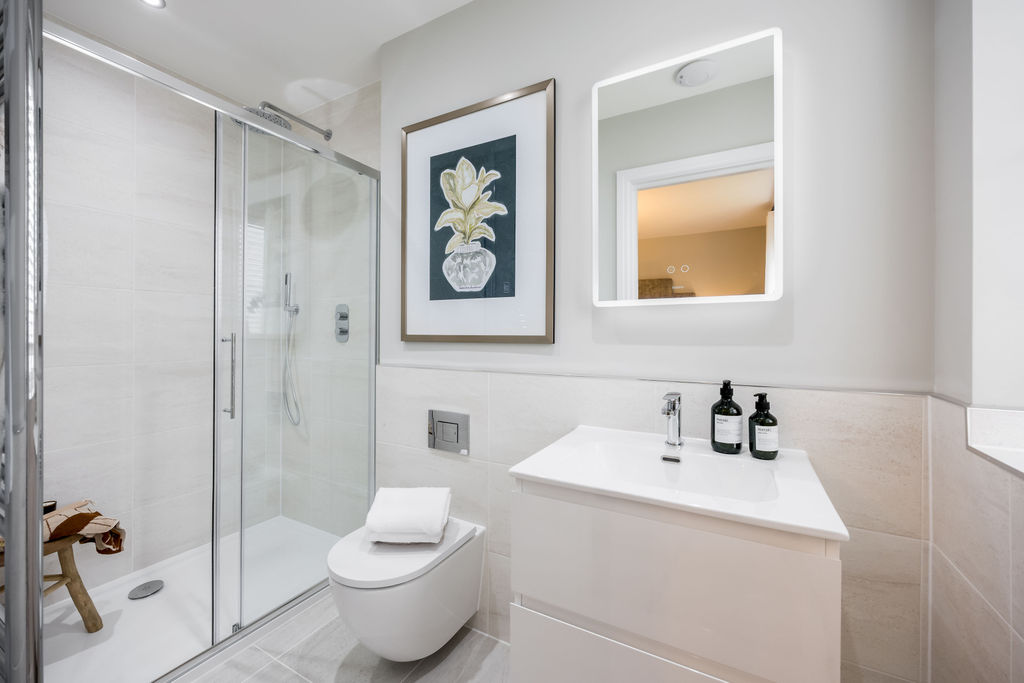 The en suite bathroom inside the 4 bedroom Lytchett home