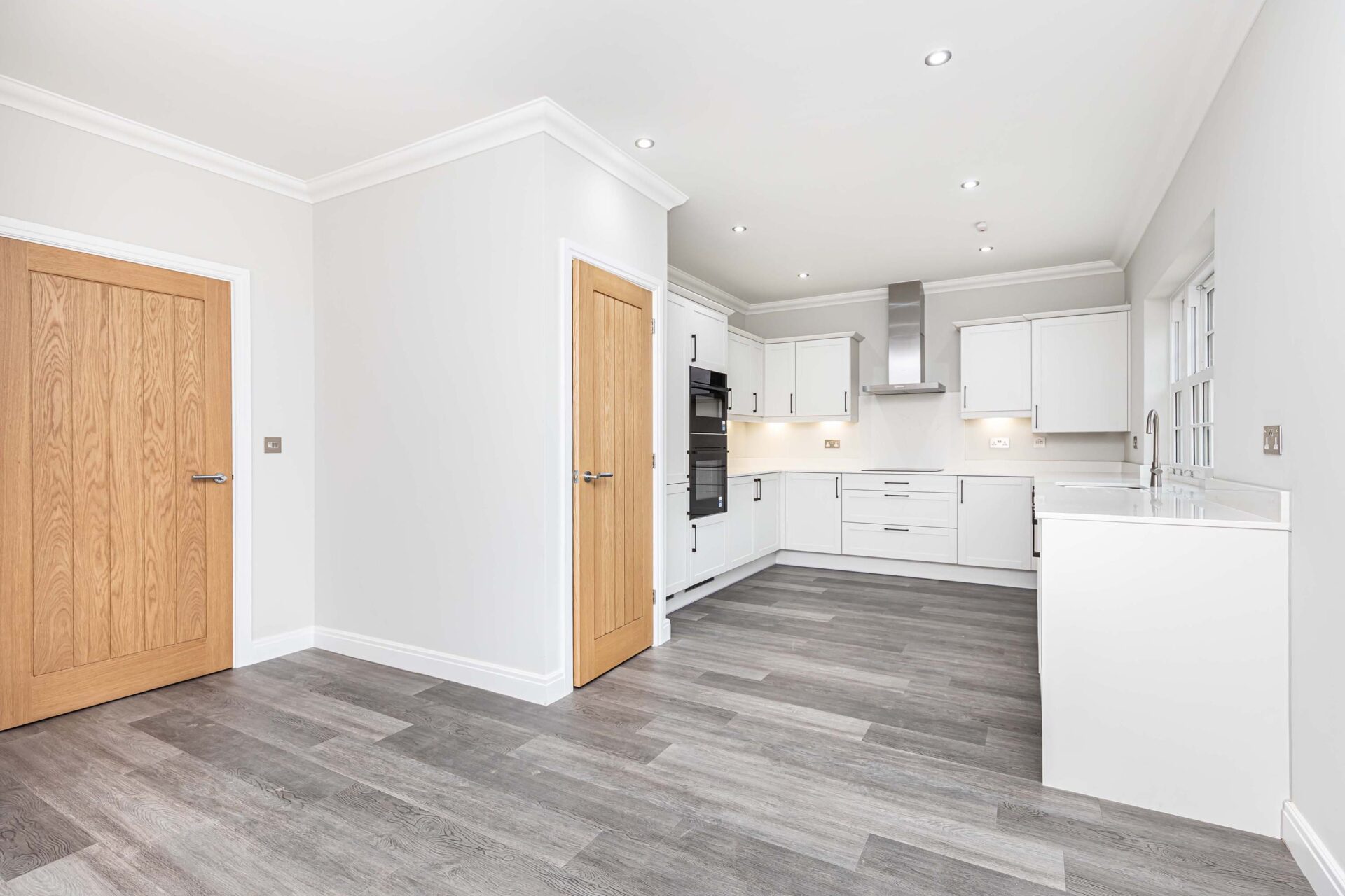 View of the kitchen diner inside Plot 111 at Rivers Edge in Wimborne